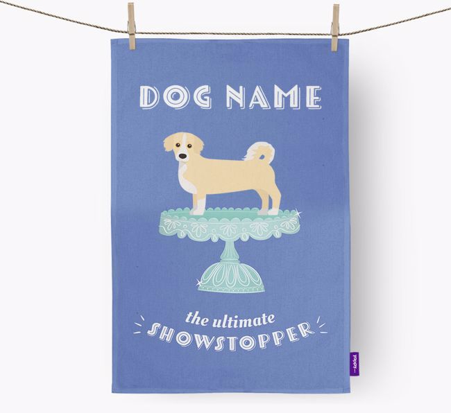 'The Ultimate Showstopper' - Personalised {breedFullName} Tea Towel